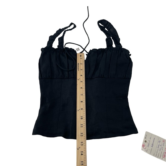 Reformation Ruffle Strap Top size 4 - Picture 3 of 5